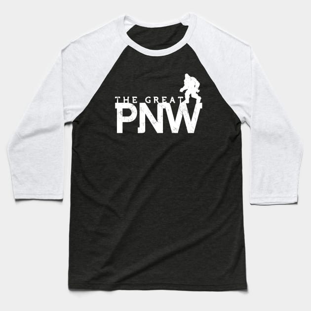 PNW Sasquatch Baseball T-Shirt by dustbrain